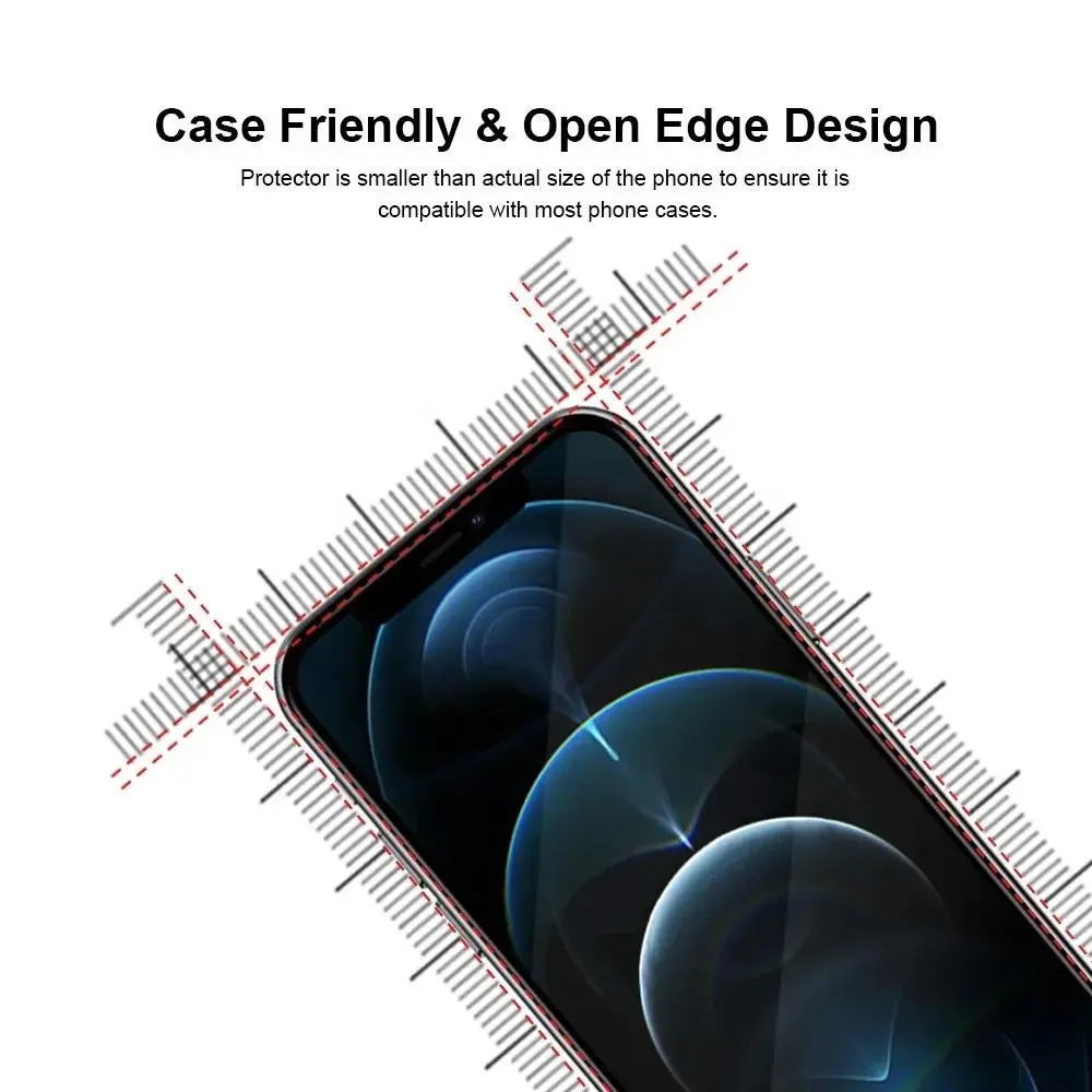 Curved Tempered Glass Screen Protector for iPhone 12 Pro Max