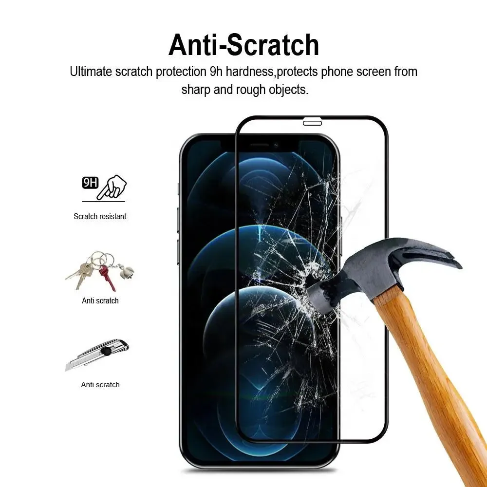 Curved Tempered Glass Screen Protector for iPhone 12 Pro Max