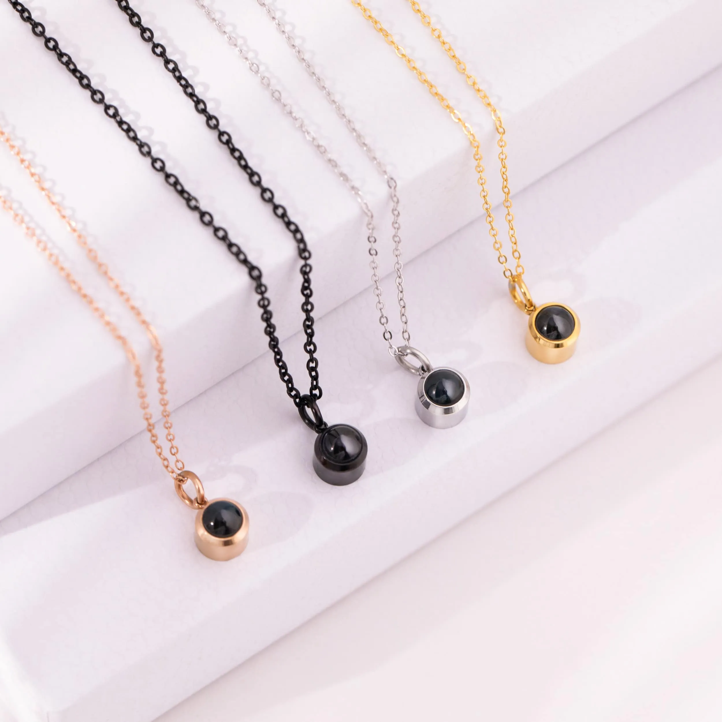 Custom Photo Projection Necklace