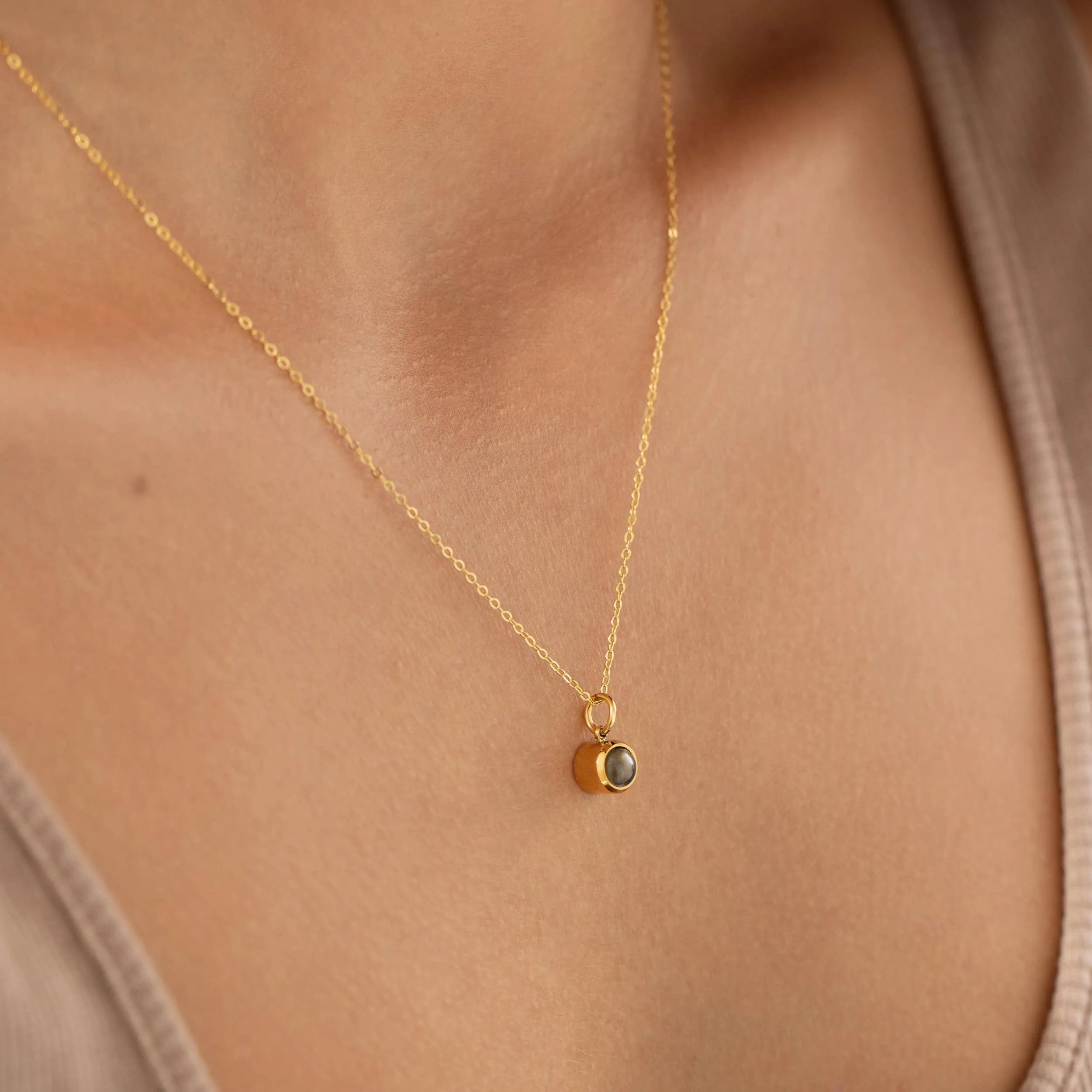 Custom Photo Projection Necklace
