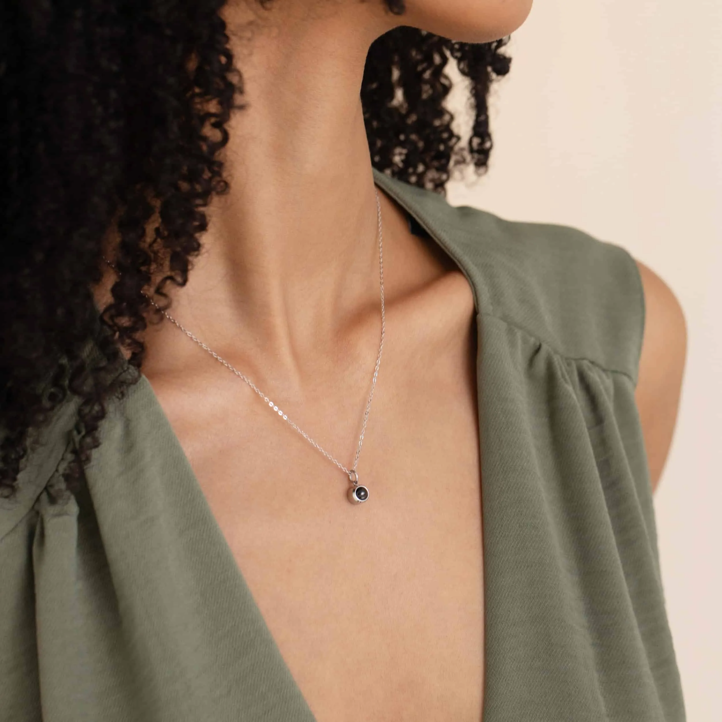 Custom Photo Projection Necklace