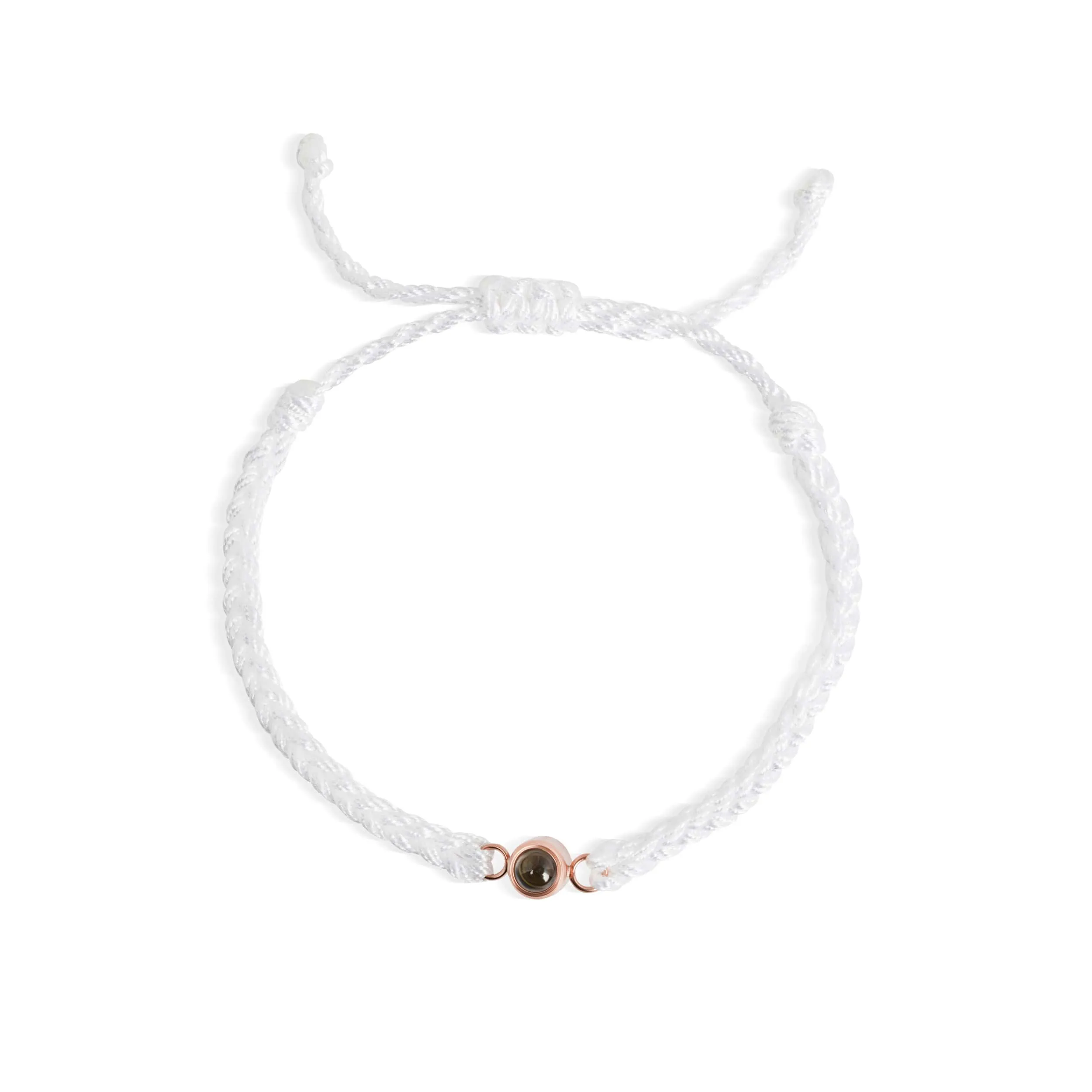Custom Photo Projection Rope Bracelet