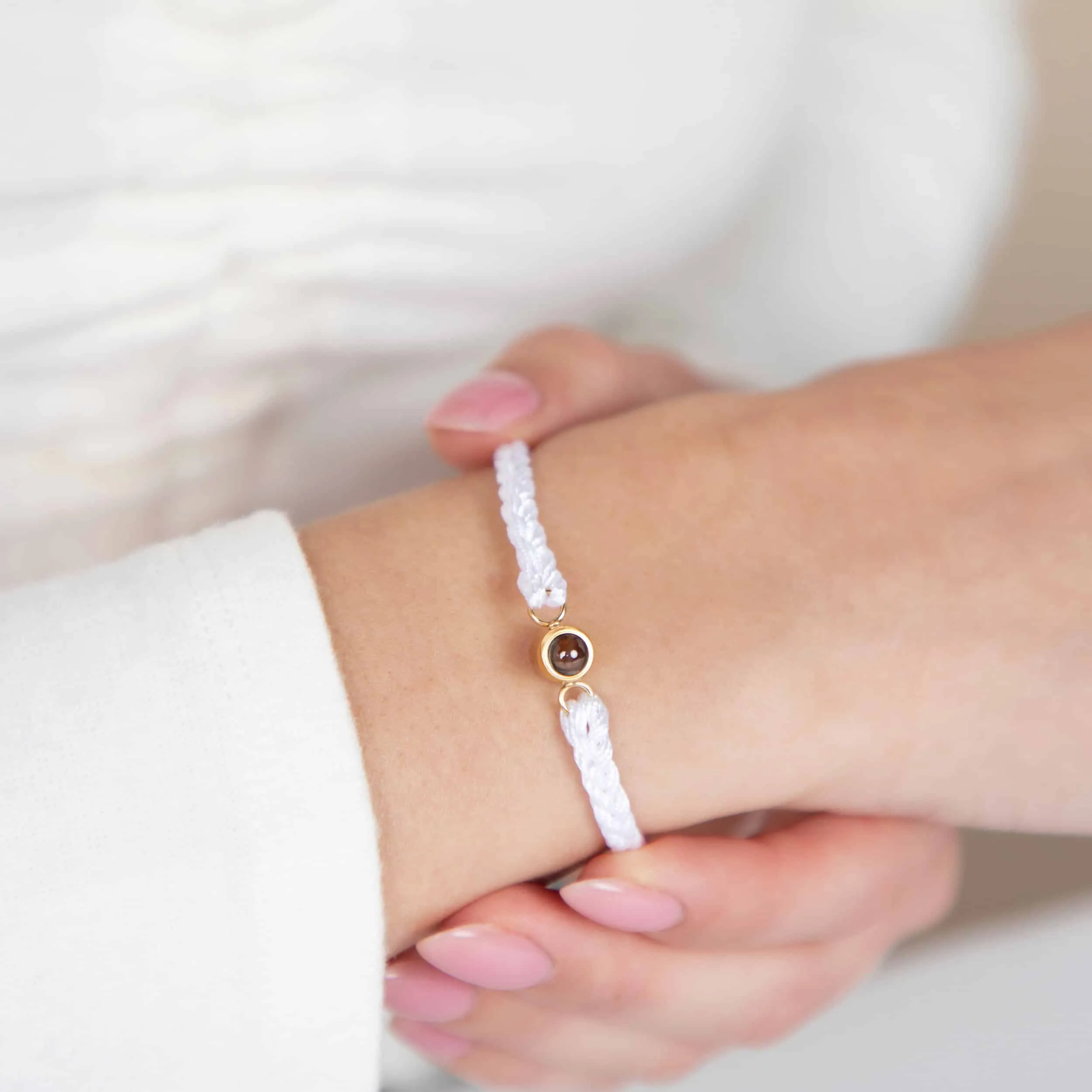 Custom Photo Projection Rope Bracelet