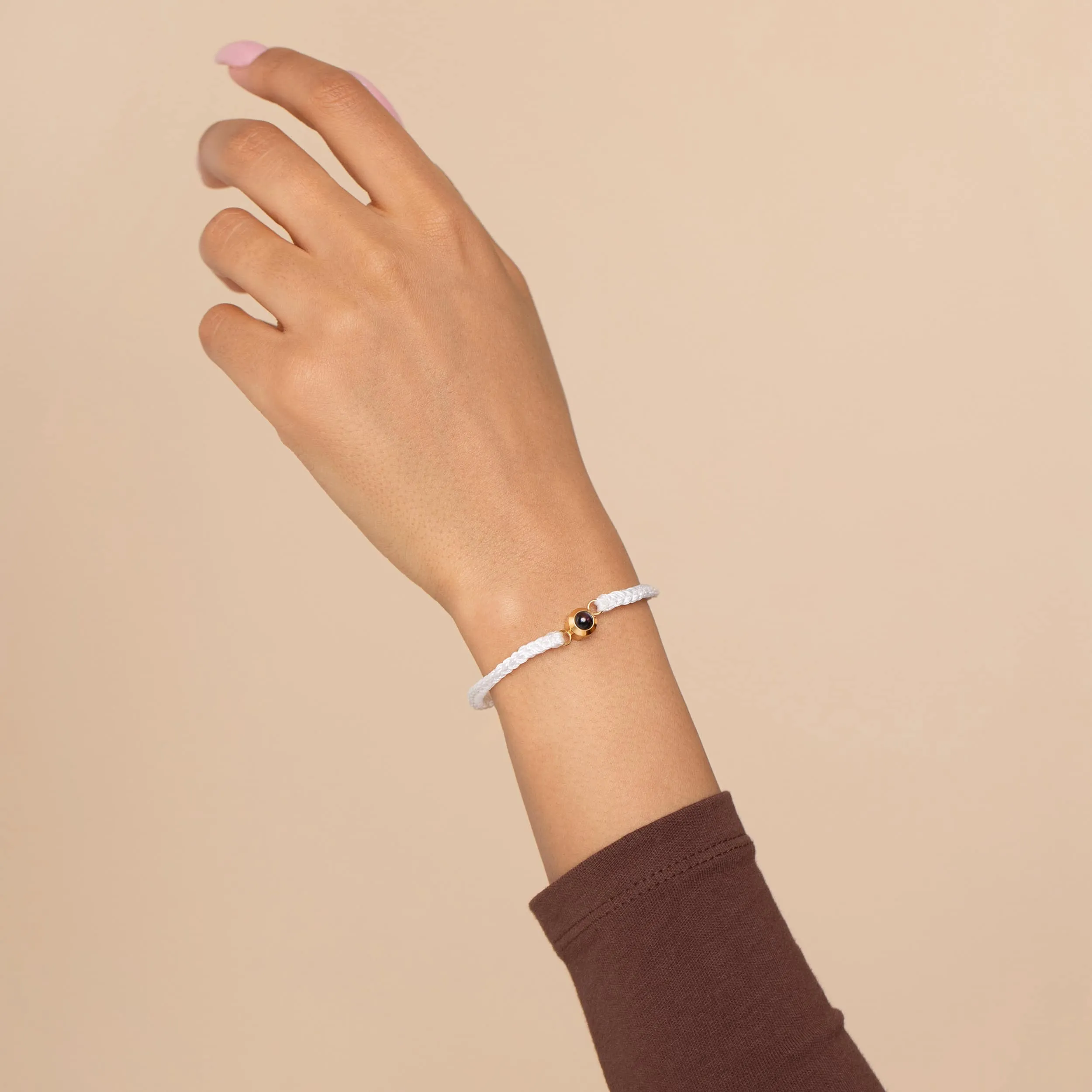 Custom Photo Projection Rope Bracelet