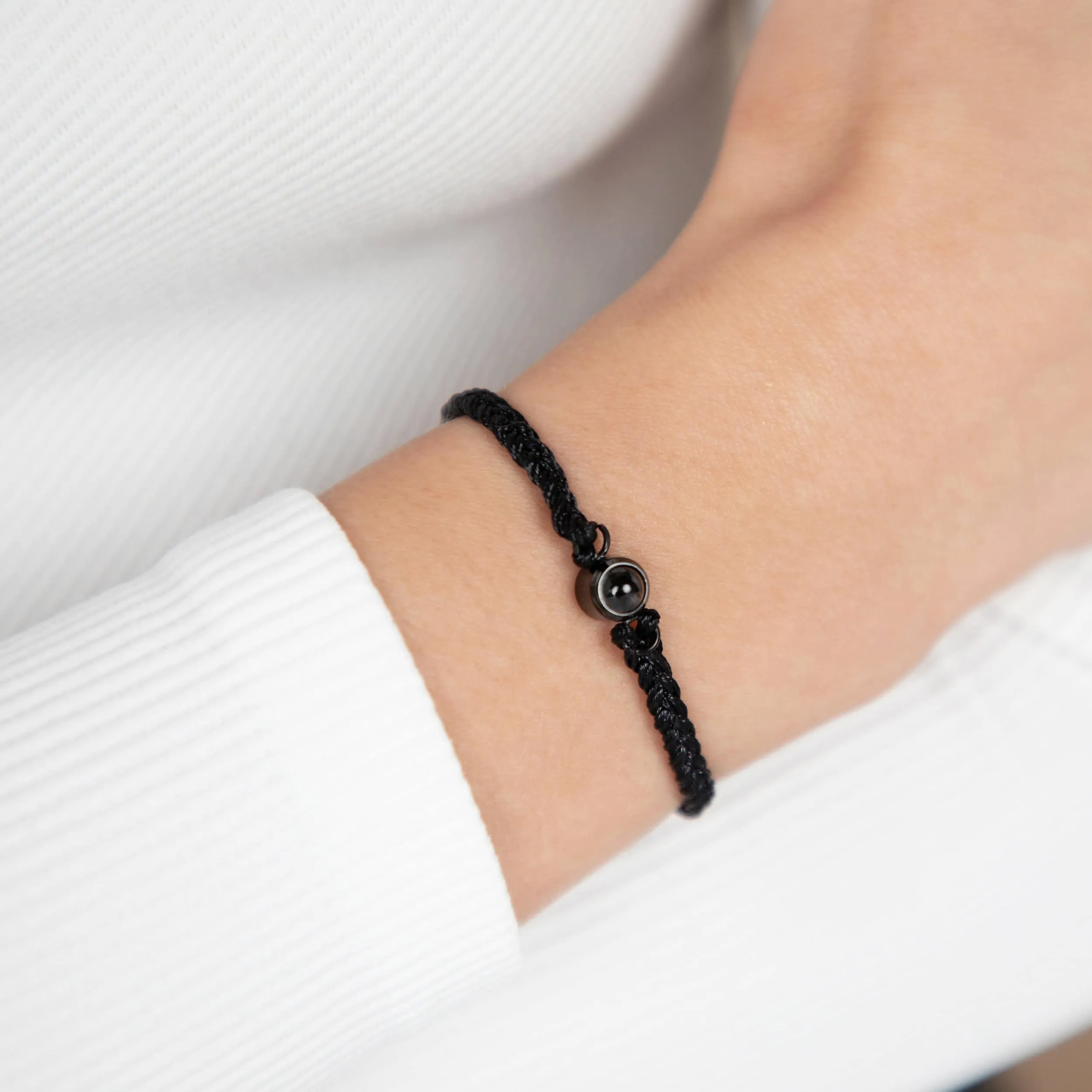 Custom Photo Projection Rope Bracelet
