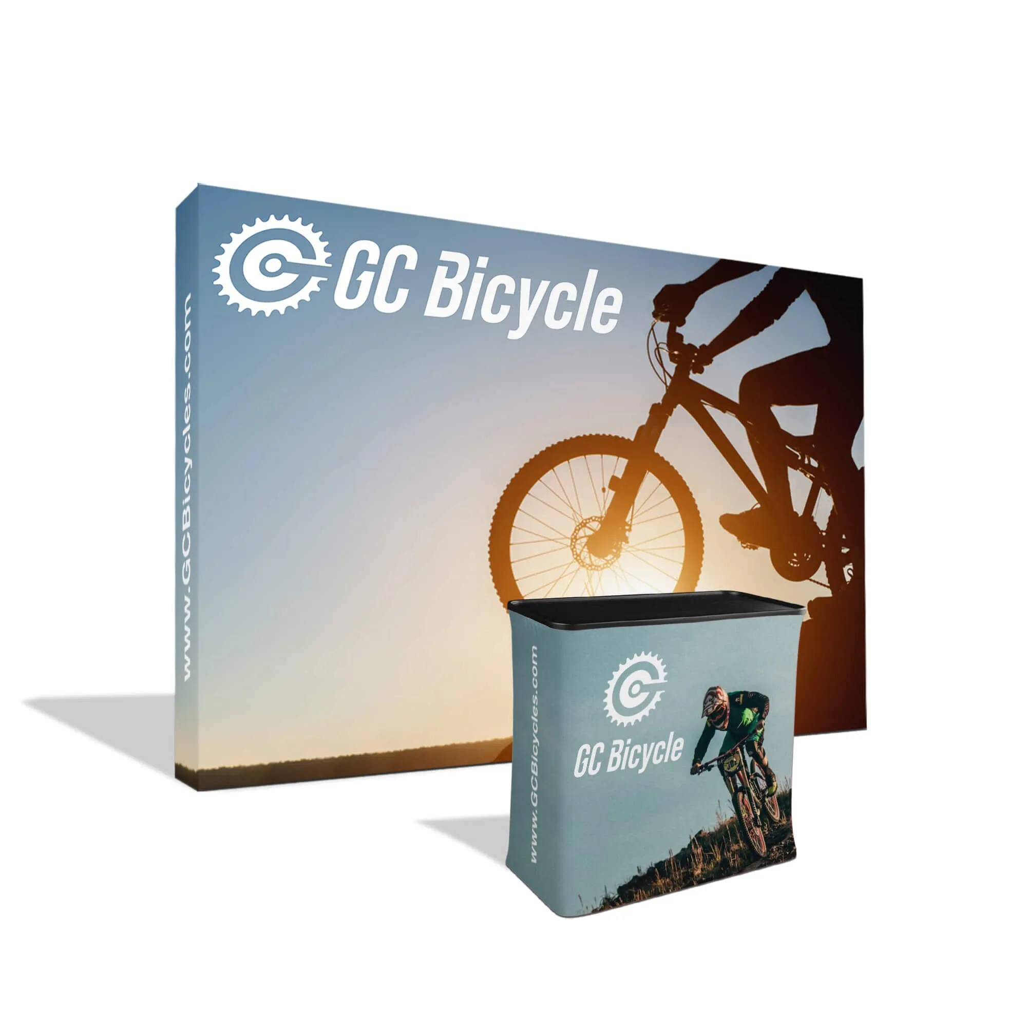 Custom Straight Fabric Pop-Up Display