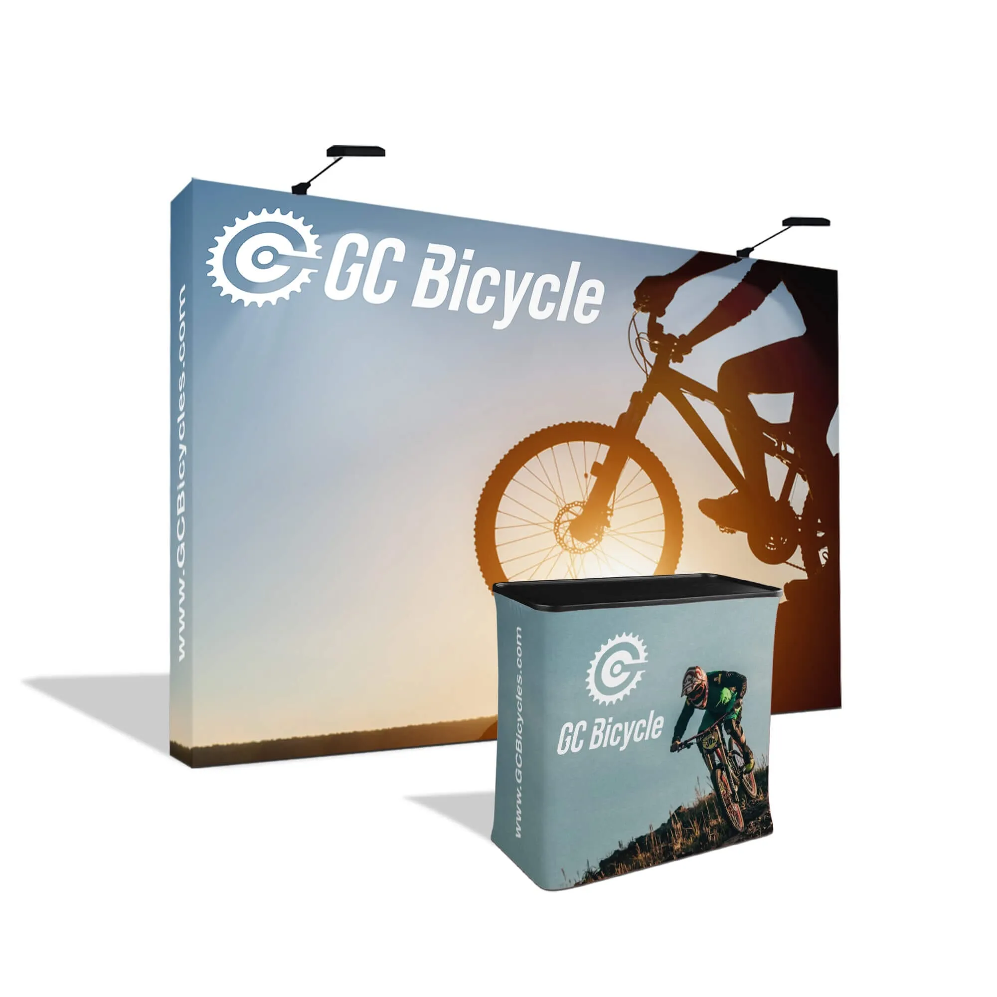 Custom Straight Fabric Pop-Up Display