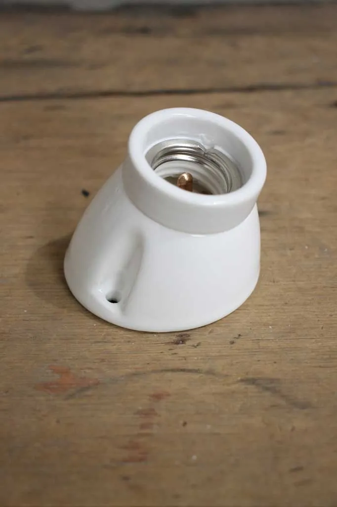 Delmont Ceramic Wall Mount - E27 Lamp Holder