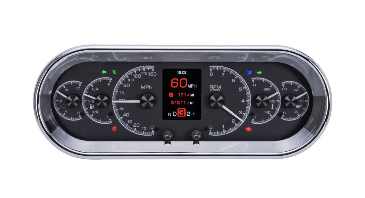 DIGITAL DASH CLUSTER 20-18 FOR DEFENDER WITH LS3 ENGINE