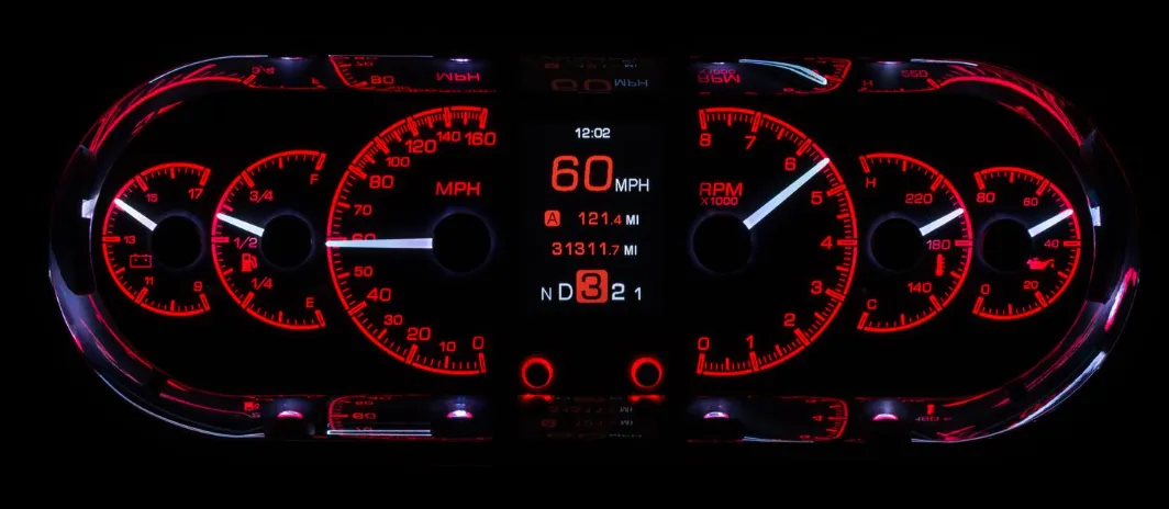 DIGITAL DASH CLUSTER 20-18 FOR DEFENDER WITH LS3 ENGINE