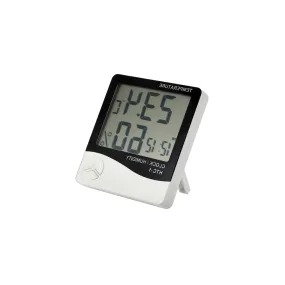 Digital Thermometer With Lcd Alarm Clock Htc-1