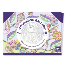 Djeco Colouring Gallery Kit - Birds
