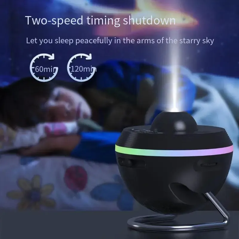 Dynamic Meteor 13 In 1 Ultra Clear Galaxy Projector Lamp Rotary Space Ball Planetarium Projector Lights
