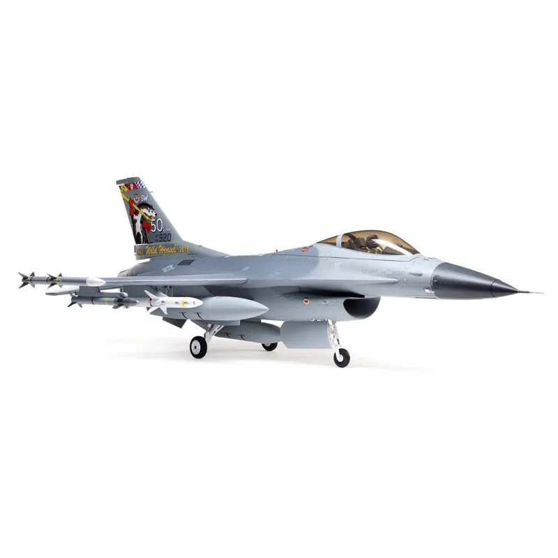 E-Flite F-16 Falcon 80mm EDF with Smart Technology, BNF Basic, EFL87850