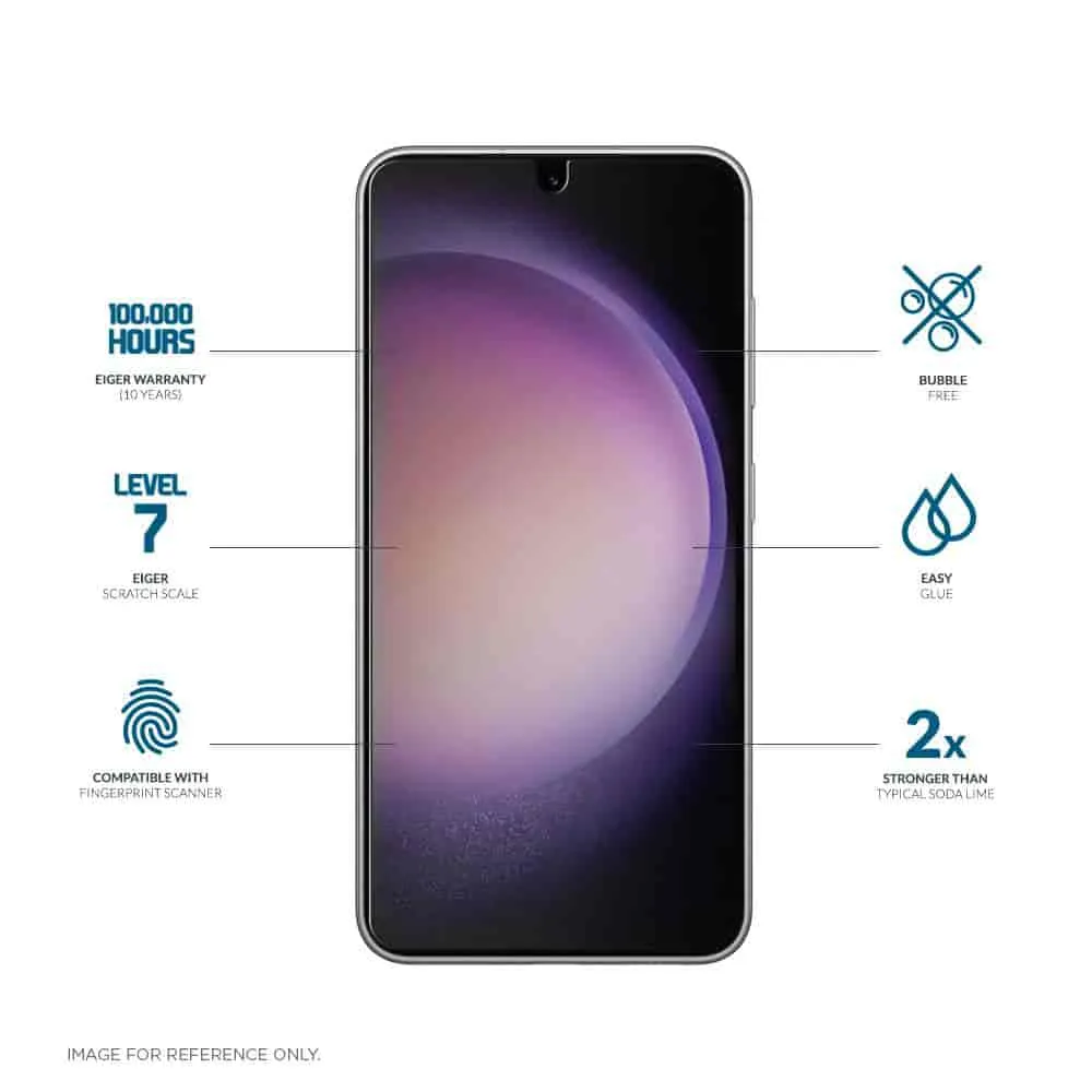 Eiger Mountain Glass 2.5D Screen Protector for Samsung Galaxy S22  / S23 