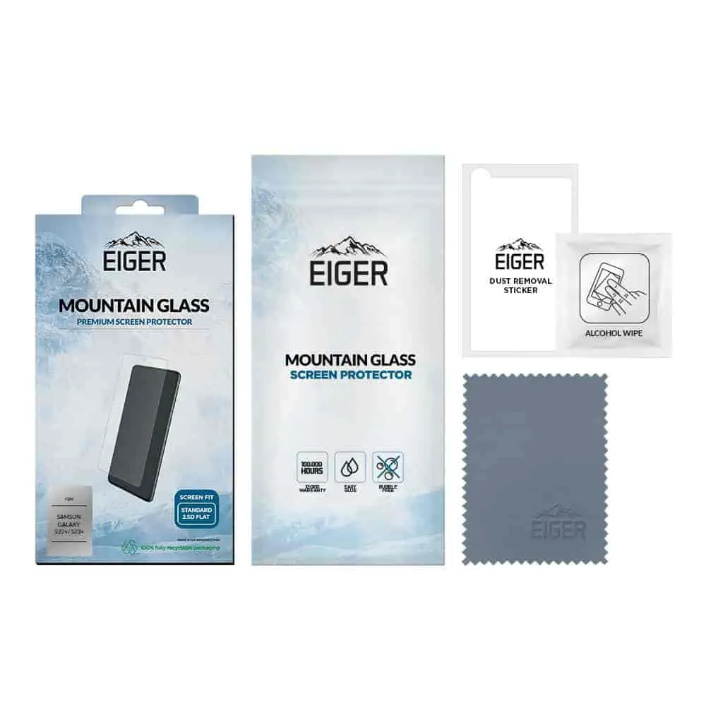 Eiger Mountain Glass 2.5D Screen Protector for Samsung Galaxy S22  / S23 