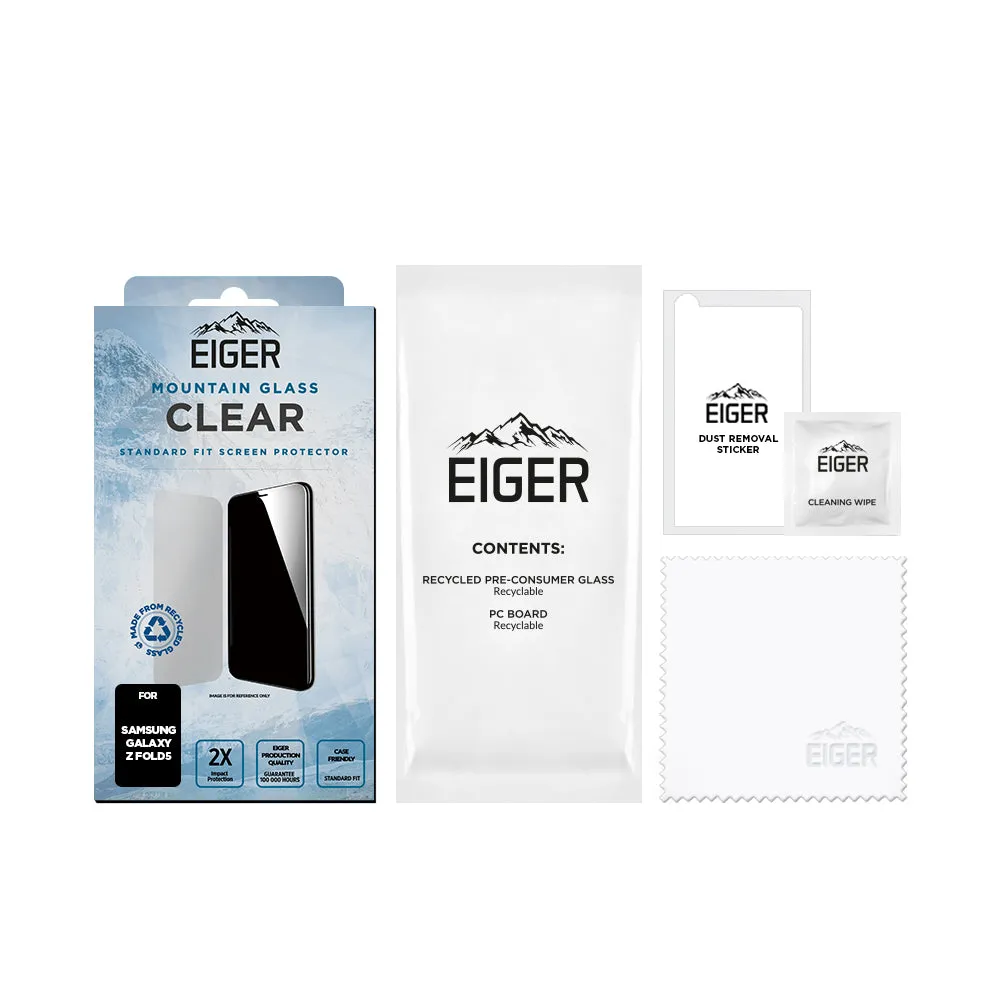 Eiger Mountain Glass CLEAR for Samsung Galaxy Z Fold5