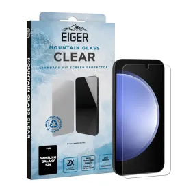 Eiger Mountain Glass CLEAR Screen Protector for Samsung Galaxy S24