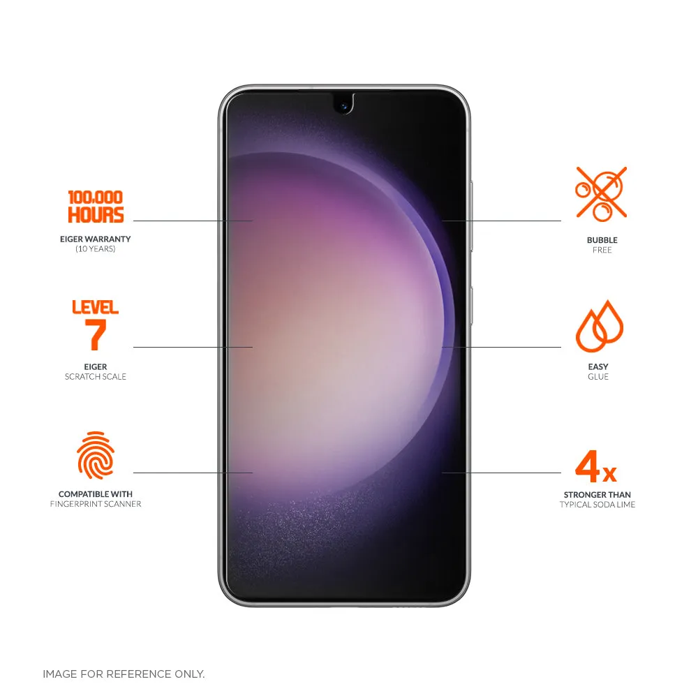 Eiger Mountain Glass Ultra 2.5D Screen Protector for Samsung Galaxy S22  / S23 