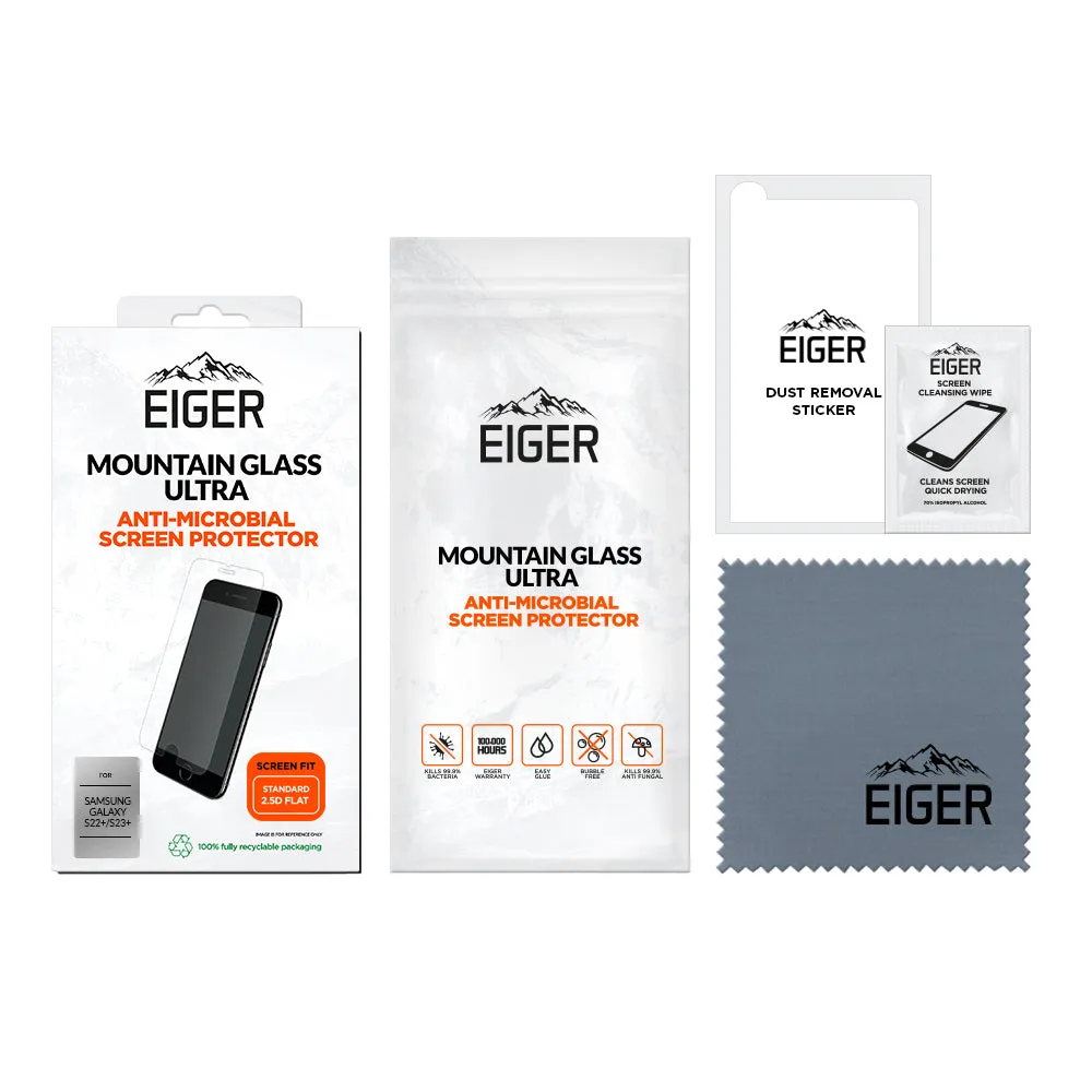 Eiger Mountain Glass Ultra 2.5D Screen Protector for Samsung Galaxy S22  / S23 