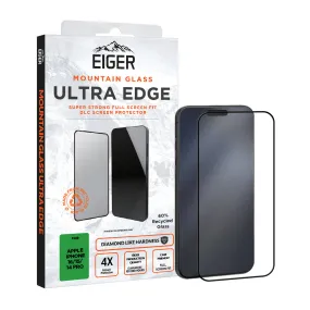 Eiger Mountain Glass ULTRA EDGE Screen Protector for Apple iPhone 16/15/14 Pro