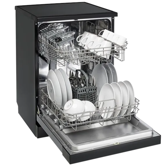 Euromaid Freestanding 60cm Dishwasher - Black E14DWB