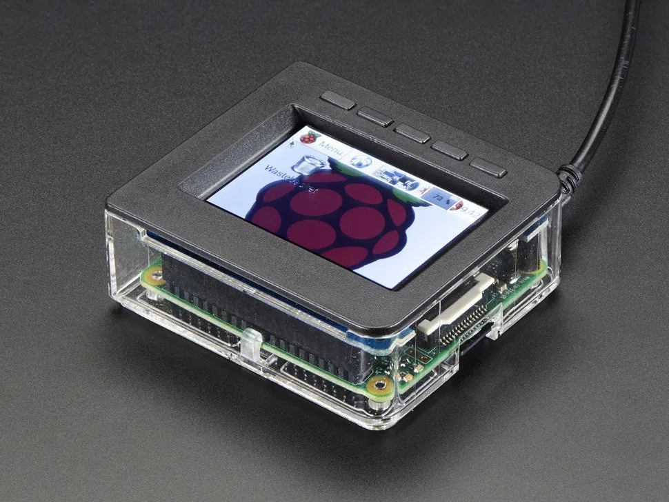 Faceplate and Buttons Pack for 2.4" PiTFT HAT - Raspberry Pi A 
