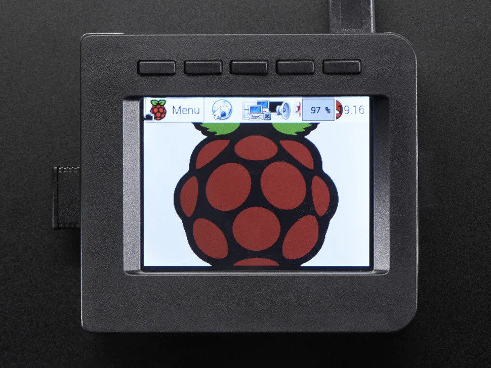 Faceplate and Buttons Pack for 2.4" PiTFT HAT - Raspberry Pi A 
