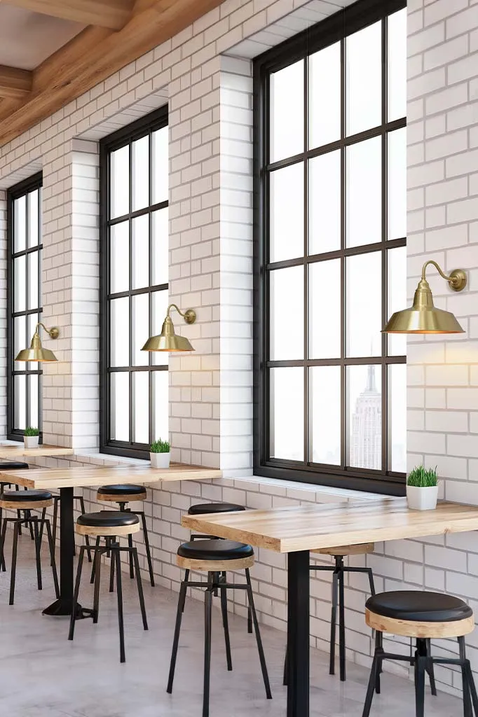Factory Gooseneck Outdoor Wall Light