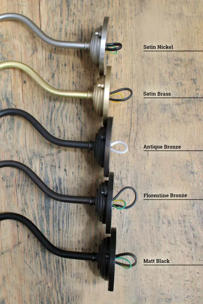 Factory Gooseneck Outdoor Wall Light