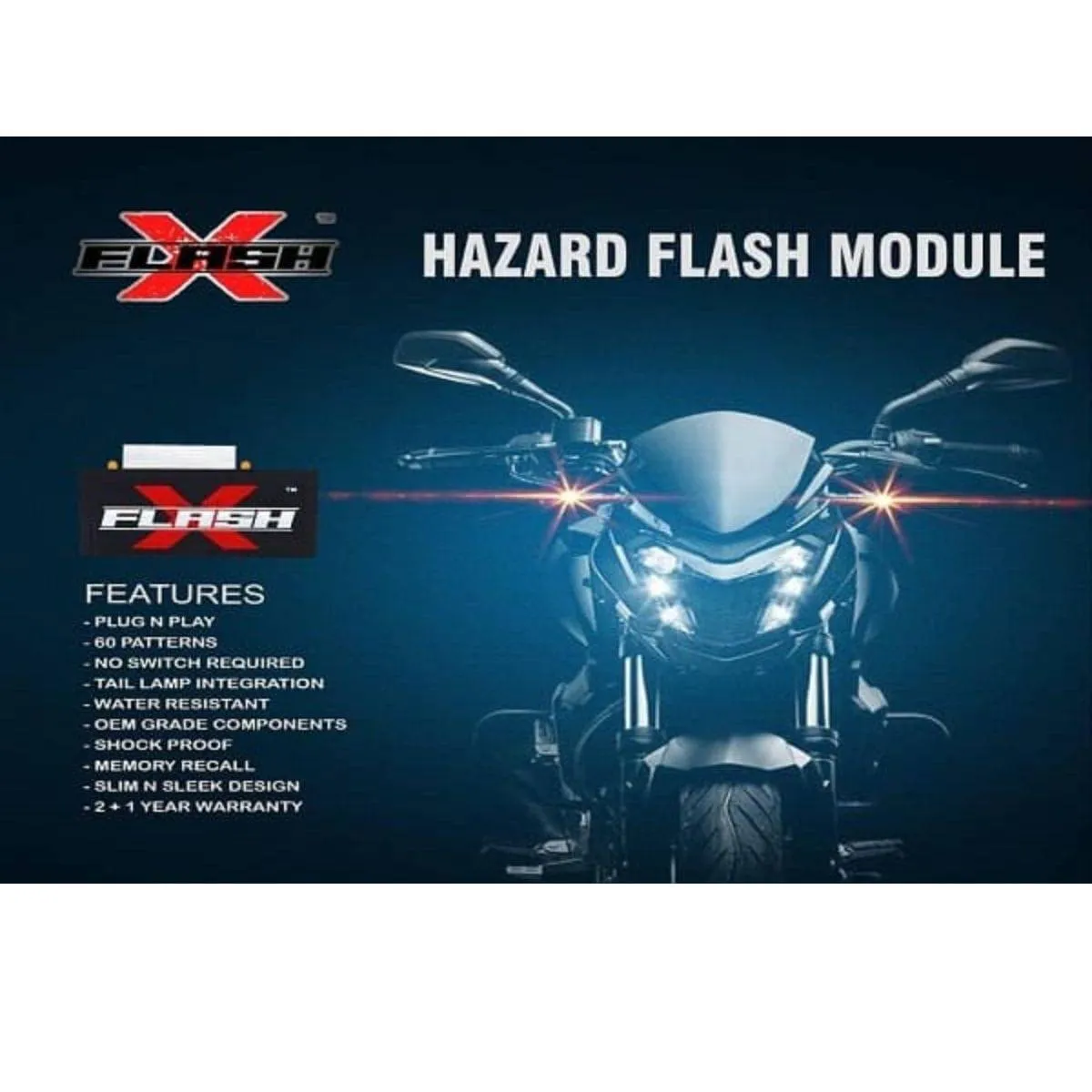 FlashX Hazard Flash Module for Royal Enfield
