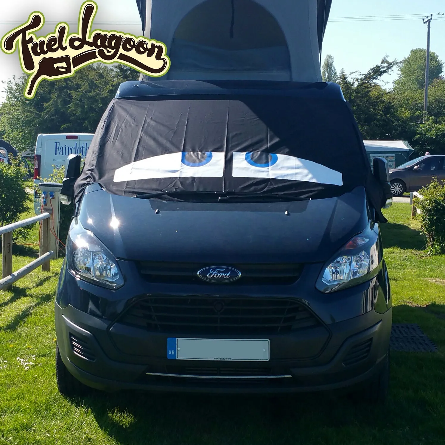 Ford Transit Custom Screen Wrap - Danny Eyes