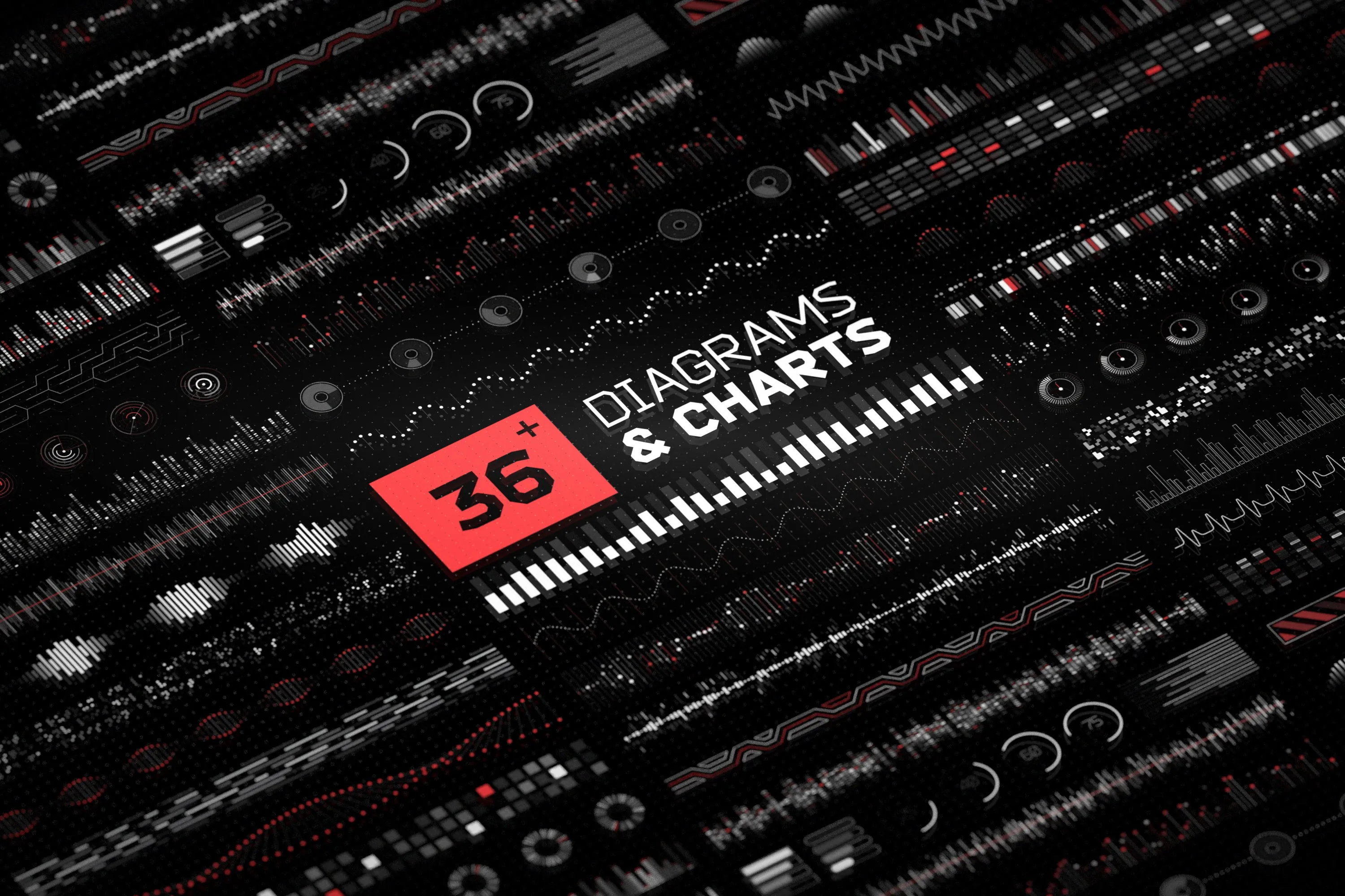 Futuristic UI Kit – 200 design elements