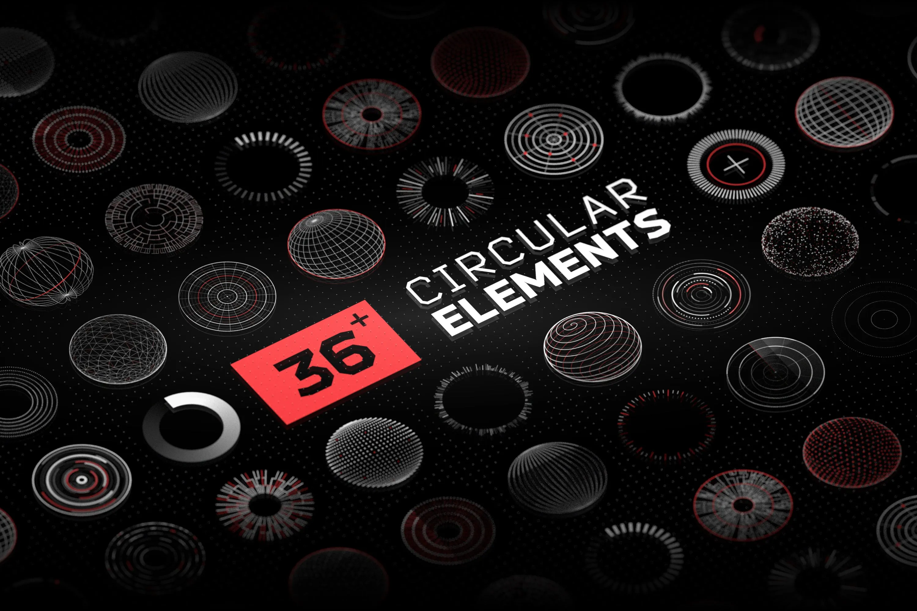 Futuristic UI Kit – 200 design elements