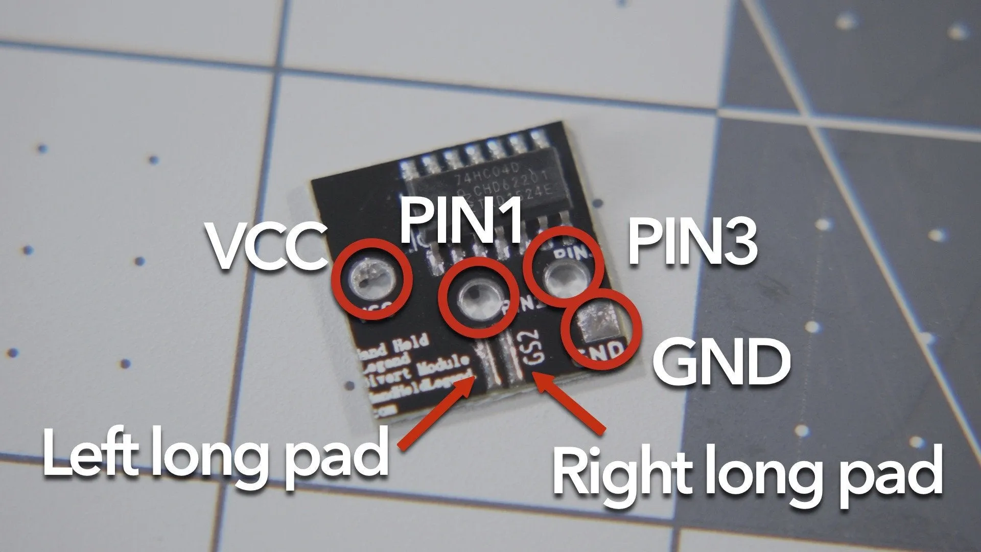 Game Boy Bivert/Hex Module V2 for DMG and GBP