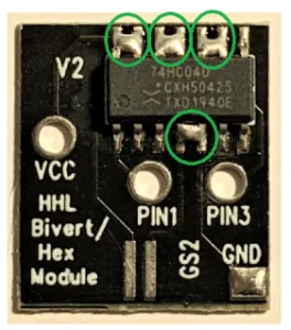 Game Boy Bivert/Hex Module V2 for DMG and GBP