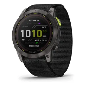 Garmin Enduro 2 Long-Lasting Battery Life with GPS Solar Charging Capabilities Preloaded Maps Ultraperformance Smartwatch - 010-02754-00