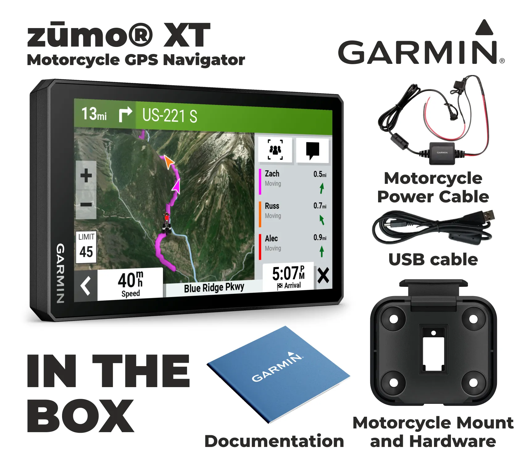 Garmin Zumo XT Motorcycle GPS Navigation