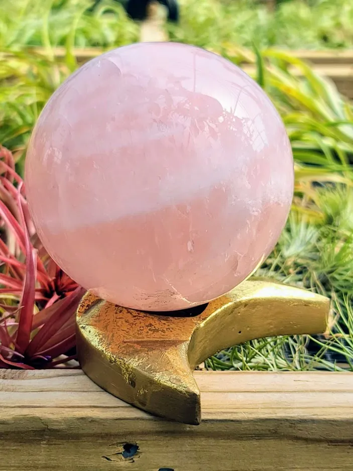 Gold Moon Crystal Stand