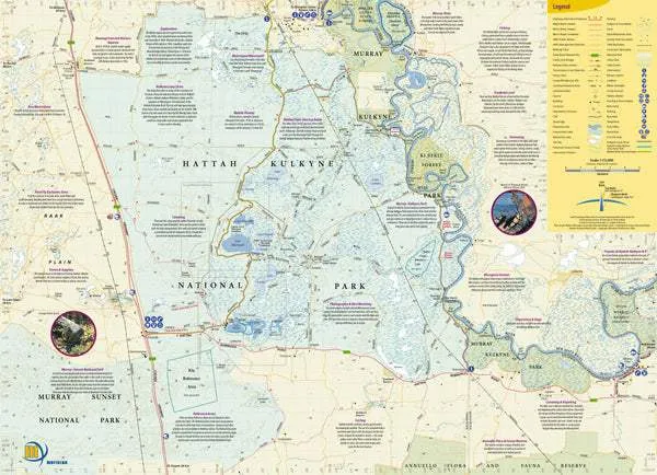 Hattah-Kulkyne Road Map (2nd Edition) by Meridian Map (2010)