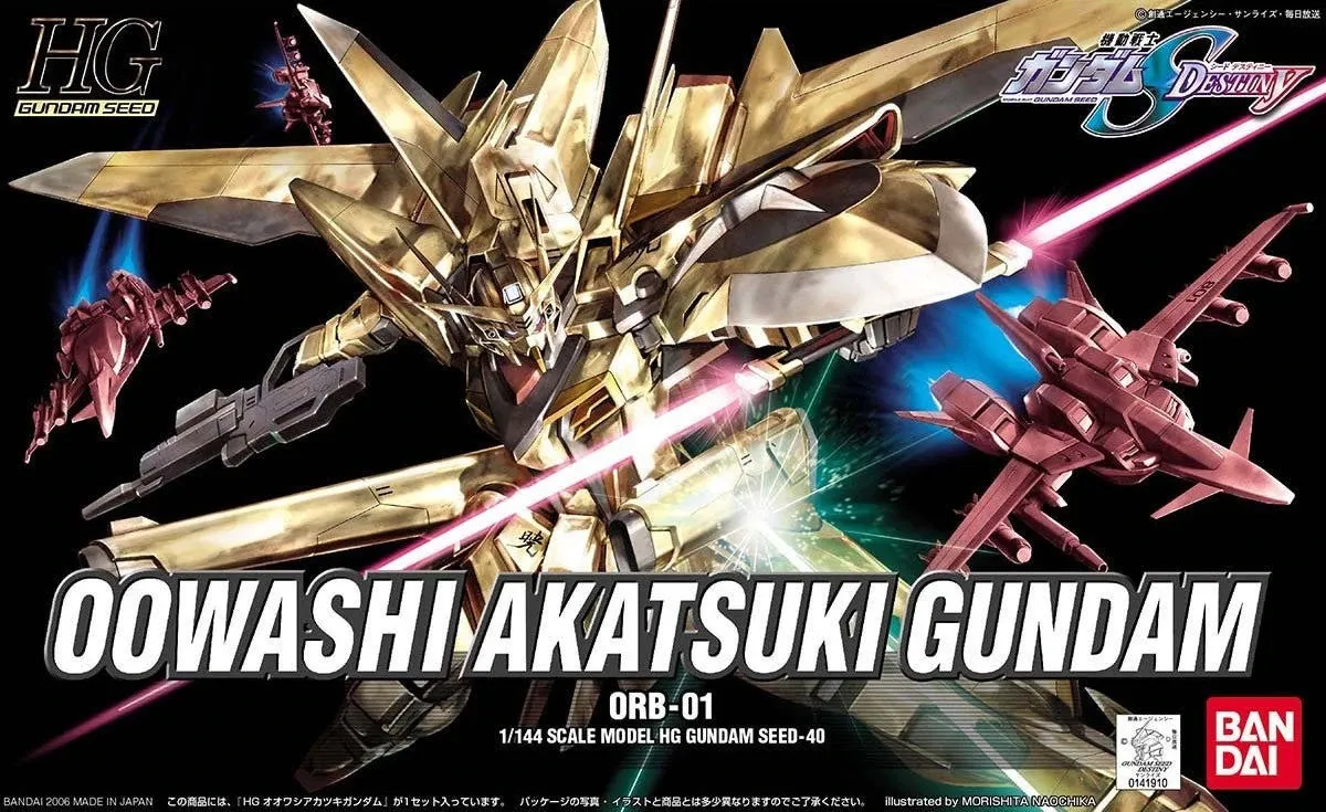 HG 1/144 R40 Oowashi Akatsuki Gundam ORB-01