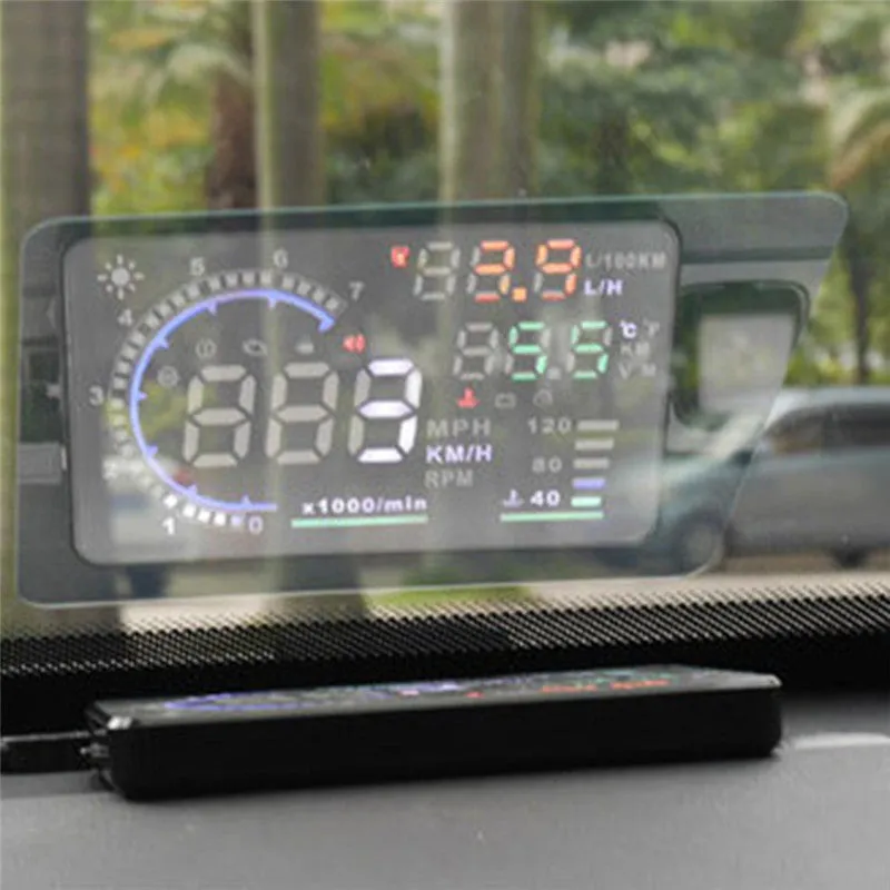 High Definition Car HUD Display for Windshield Reflection