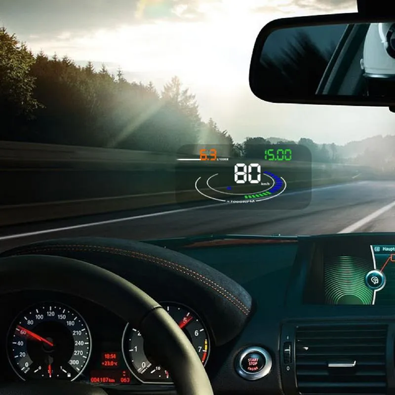 High Definition Car HUD Display for Windshield Reflection