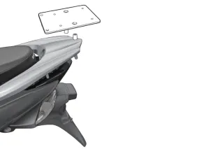 Honda NSC125 (11-20) SHAD Top Box Fitting Kit