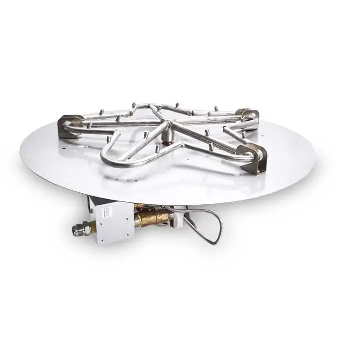 HPC Fire 18" Round Flat Pan Gas Fire Pit Insert PENTA18EI