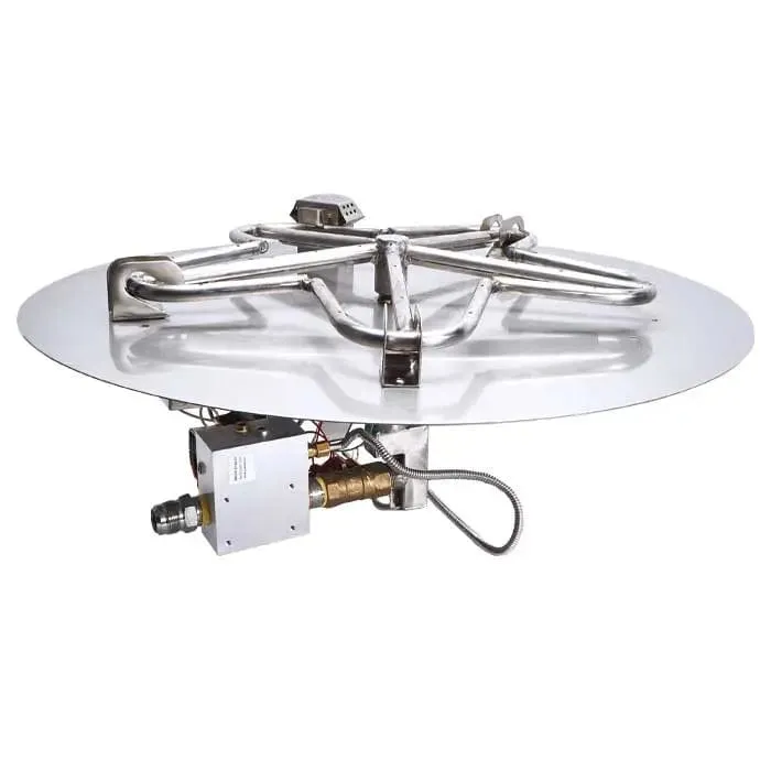 HPC Fire 18" Round Flat Pan Gas Fire Pit Insert PENTA18EI