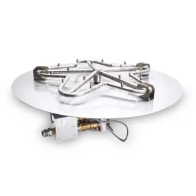 HPC Fire 18" Round Flat Pan Gas Fire Pit Insert PENTA18EI
