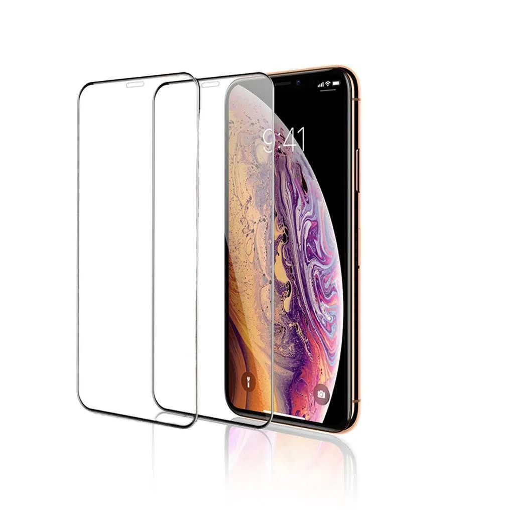 iPhone X /XS Screen Protector - 2 Pack, Clear Tempered Glass