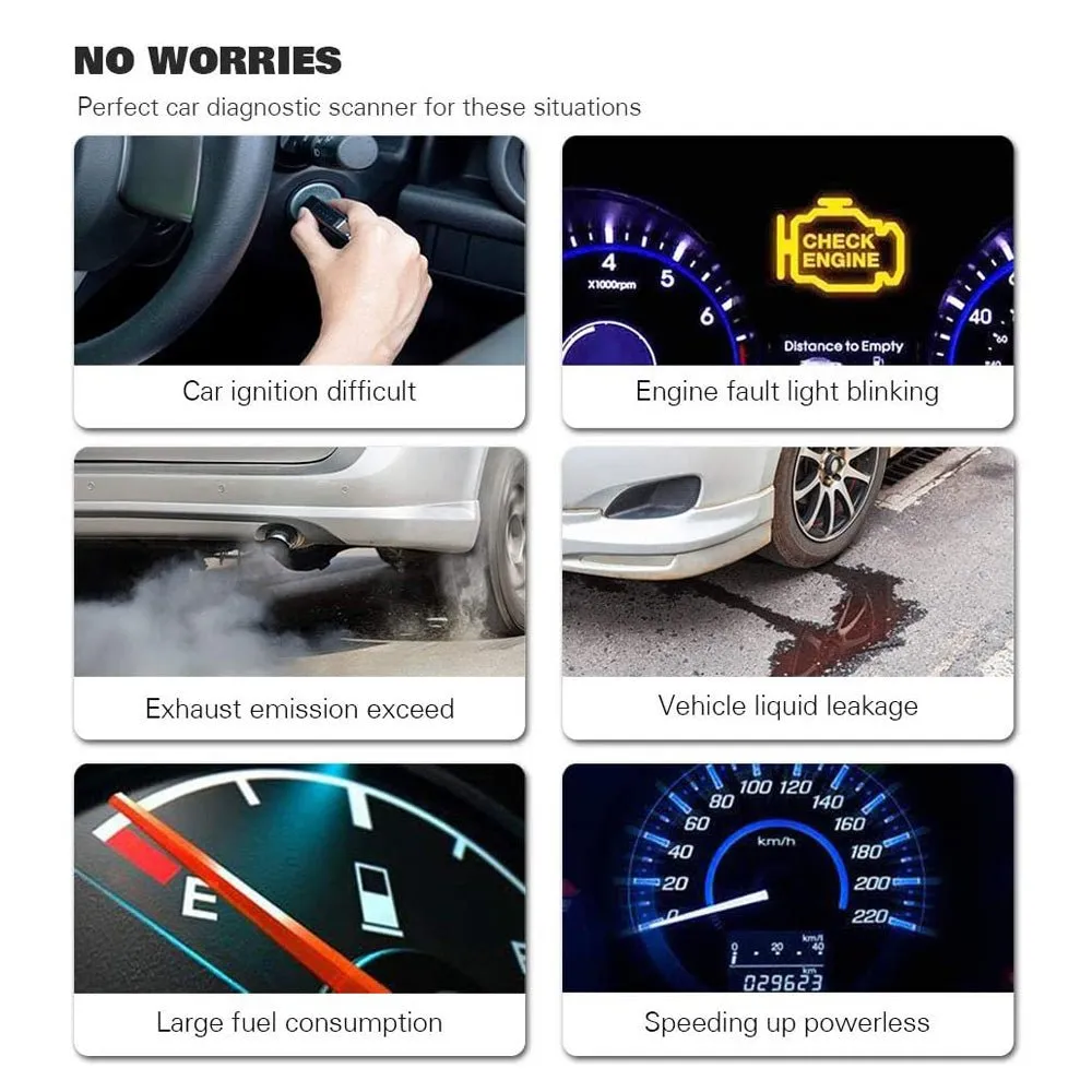 KONNWEI KW310 CAN OBD Scan Tool OBD2 Scanner Full OBDII