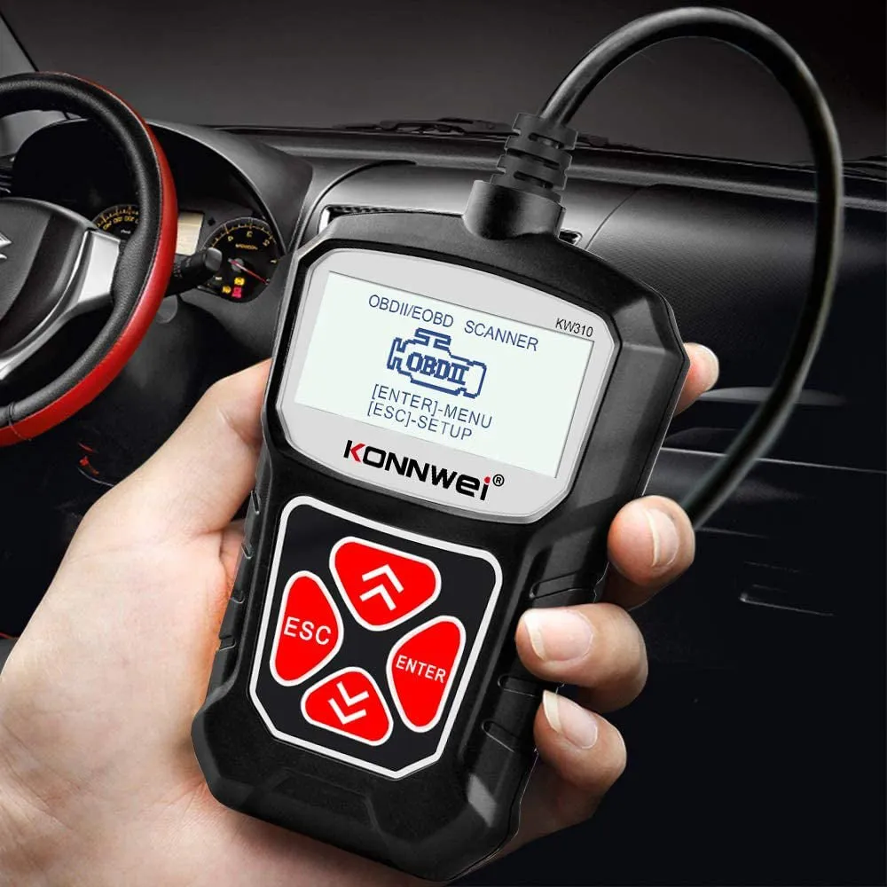 KONNWEI KW310 CAN OBD Scan Tool OBD2 Scanner Full OBDII